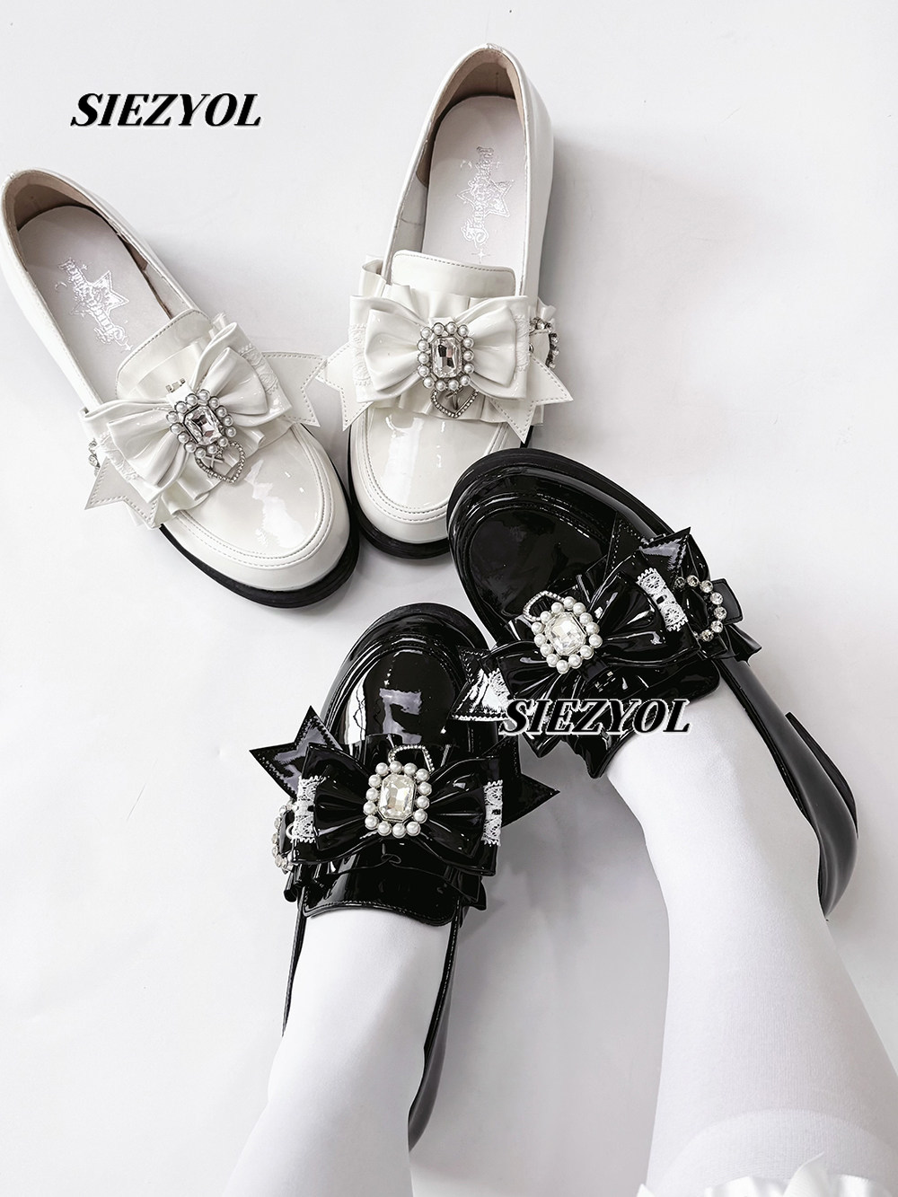 Women Shoes Loafers - Zapatos de Cuero Casuales Estilo Japonés