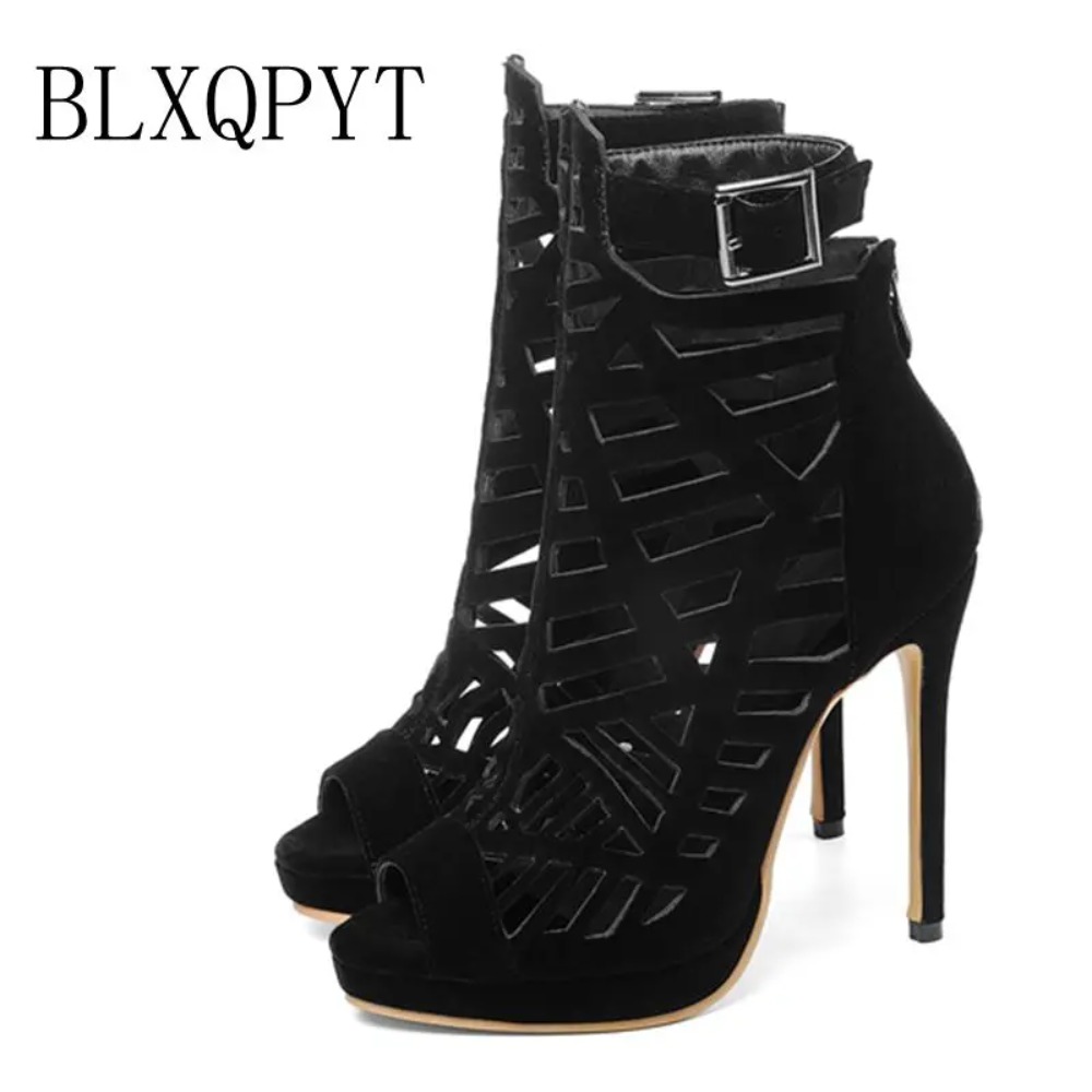 Peep Toe Heels - BLXQPY, sandalias de tacón alto de
