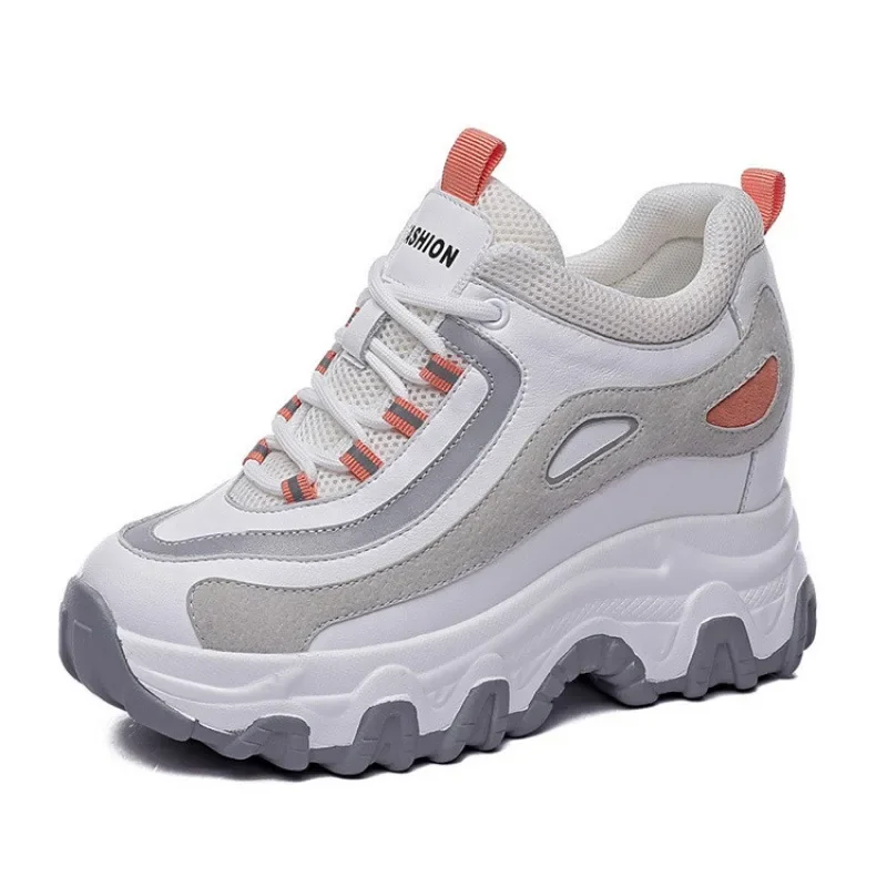 Wedge Heeled Sneaker - Zapatos informales para mujer con tacón