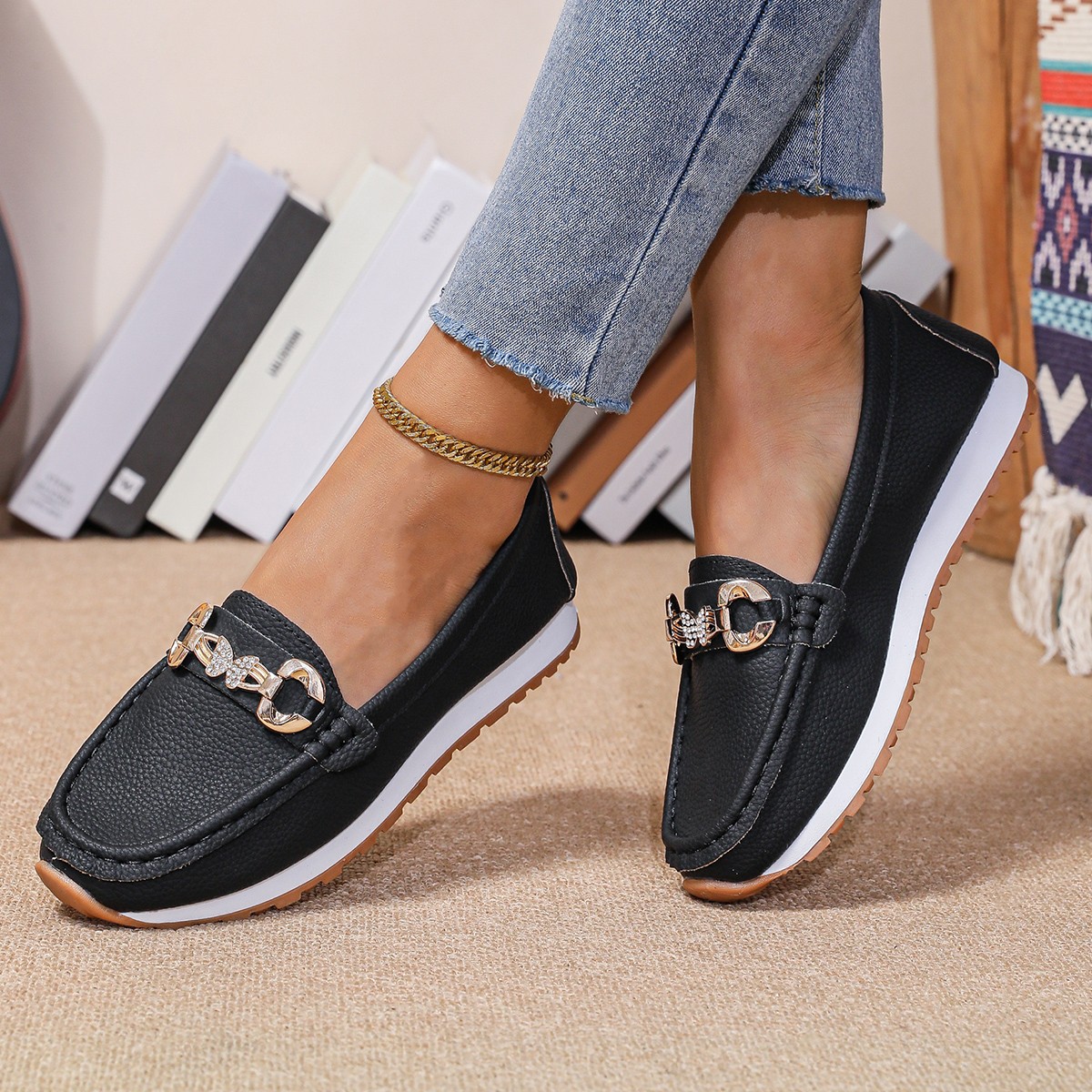Women Shoes Loafers - Nuevos Zapatos Planos Casuales de Mujer