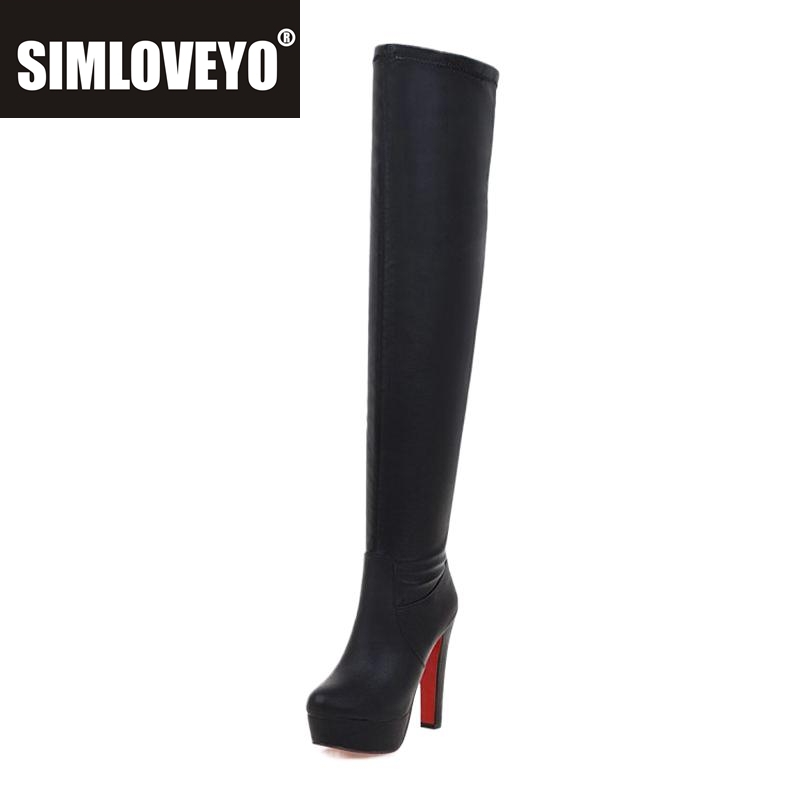 Women'S Shoes Big Feet - Zapatos SIMLOVEYO Botas por encima de