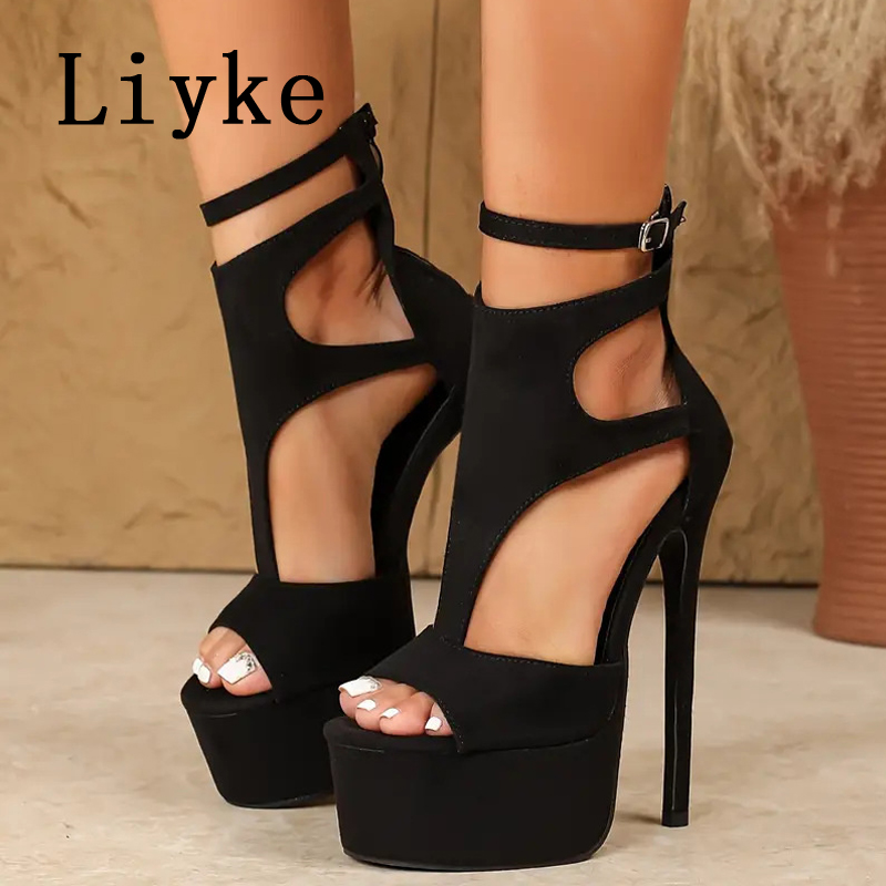 Women Shoes Model - Liyke modelo Show Sexy tacones extremos