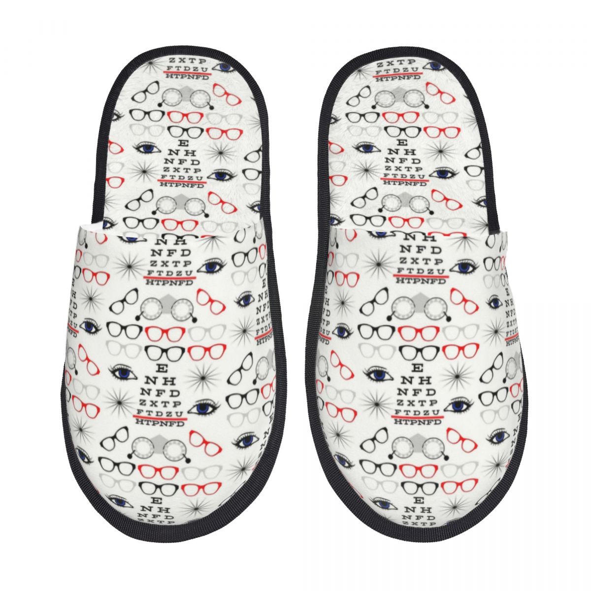 Women Shoes Chart Size - Pantuflas Personalizadas Divertidas de Optometrista, Pantuflas