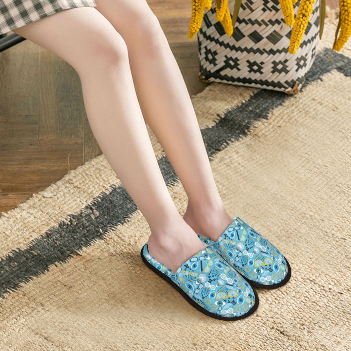 Pantuflas de casa personalizad - Women Shoes Chart Size reseña y precio