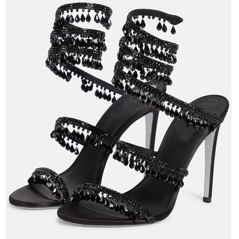 Sandalias de tacón de aguja co - Peep Toe Heels reseña y precio