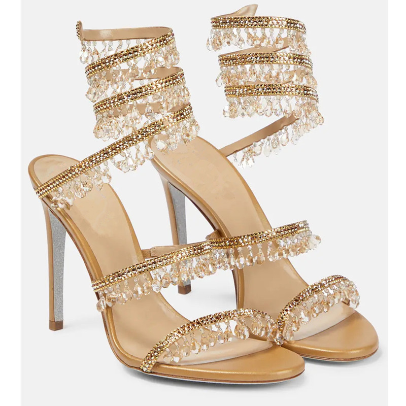 Sandalias de tacón de aguja co - Peep Toe Heels reseña y precio