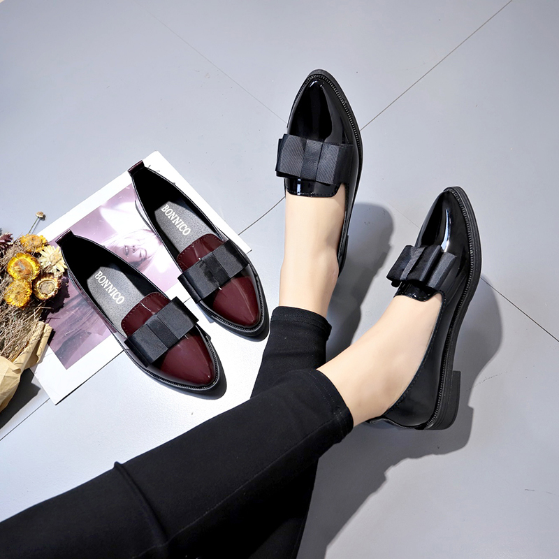 Zapatos Planos de Piel Sintéti - Women'S Shoes Non Slip reseña y precio