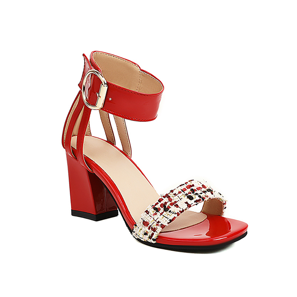 Sandalias de Tweed con Correa  - Women'S Shoes In Size 12 reseña y precio