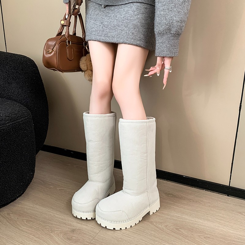 Botas de nieve de suela gruesa - Women'S Shoes Big Feet reseña y precio