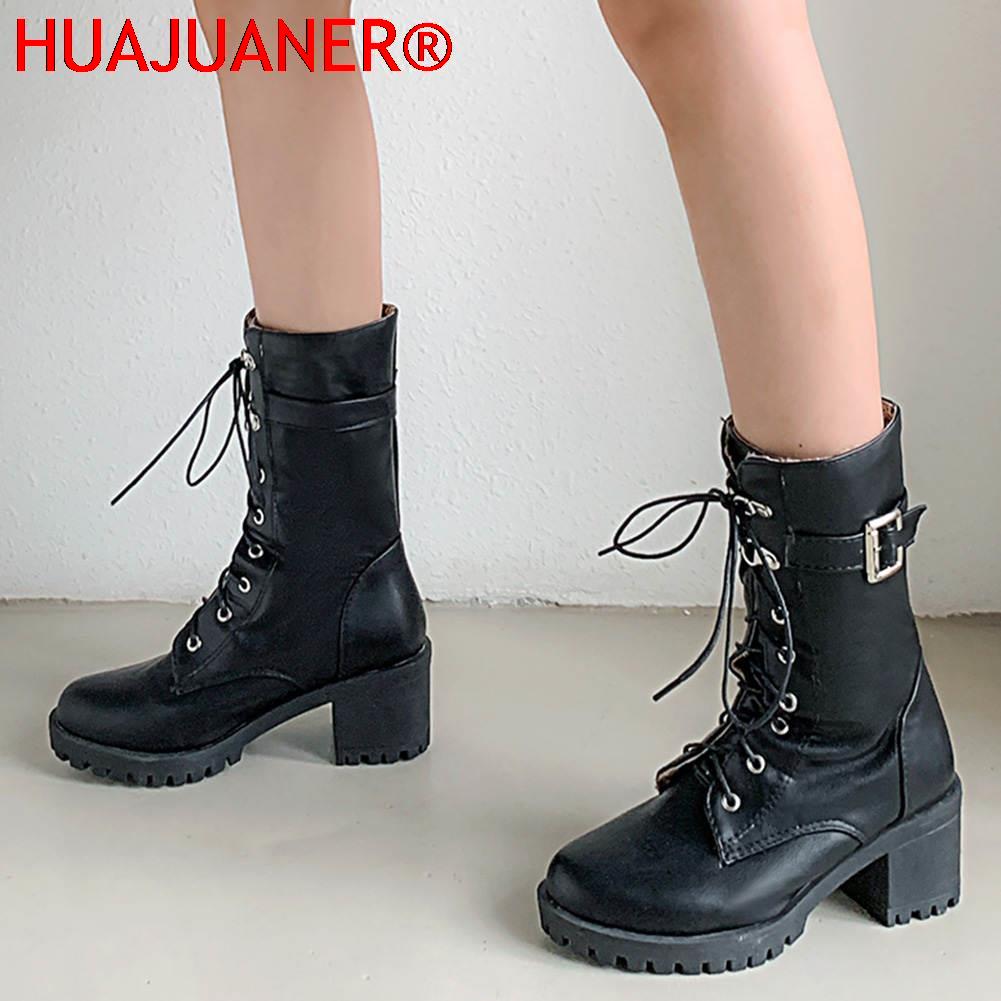 HUAJUANER 2026 Botas de Cuero  - Women'S Shoes Big Feet reseña y precio