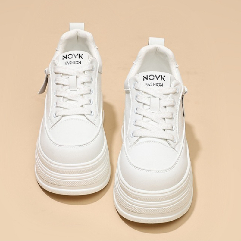 Zapatillas Deportivas de Plata - Wedge Heeled Sneaker reseña y precio