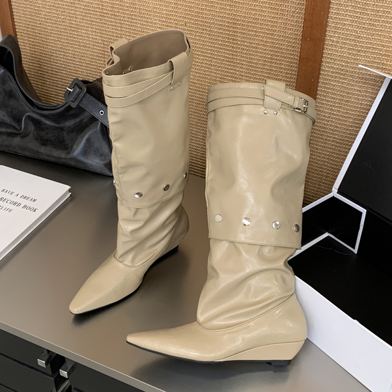 Eilyken, nueva moda, botas has - Wedge Heeled Sneaker reseña y precio