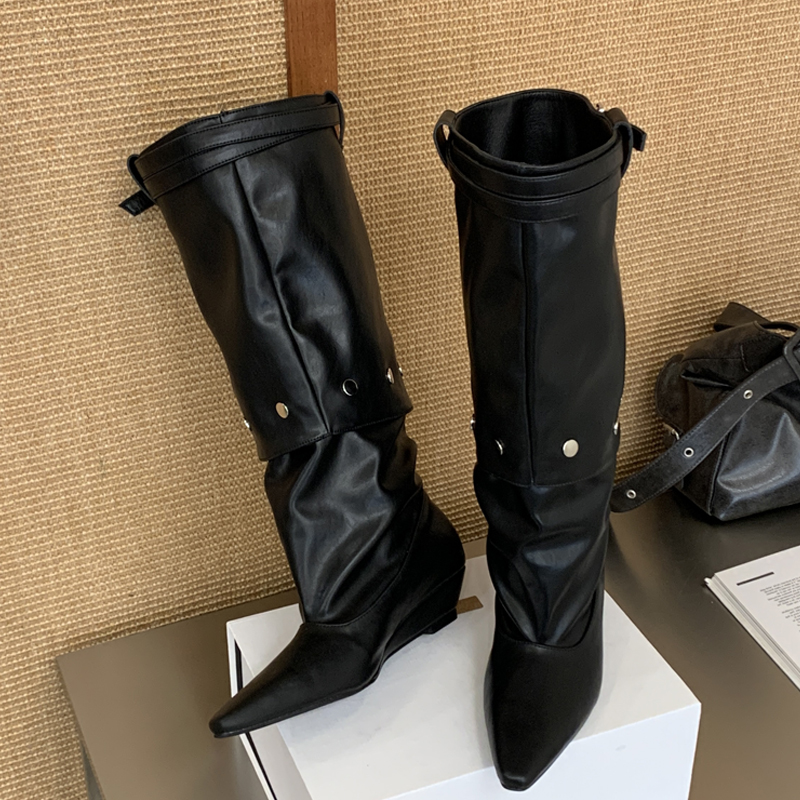 Eilyken, nueva moda, botas has - Wedge Heeled Sneaker reseña y precio