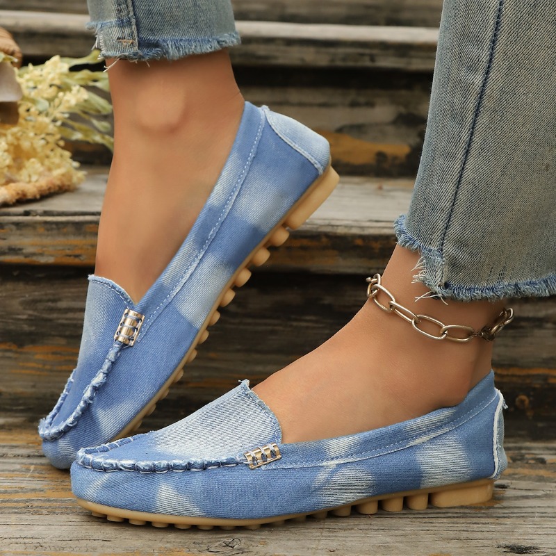 Mocasines de Mezclilla Azul Cl - Women Shoes Loafers reseña y precio