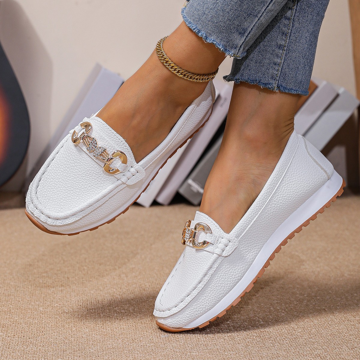 Nuevos Zapatos Planos Casuales - Women Shoes Loafers reseña y precio