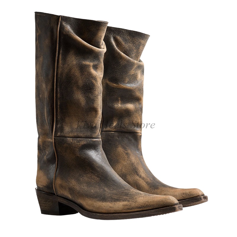 Botas de media pantorrilla de  - Women'S Shoes Big Feet reseña y precio