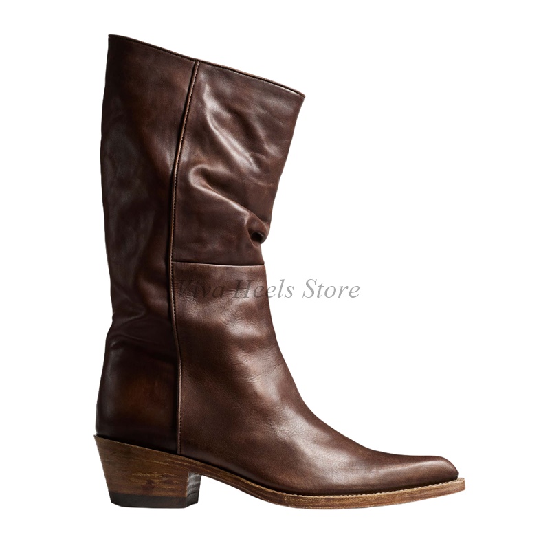 Botas de media pantorrilla de  - Women'S Shoes Big Feet reseña y precio