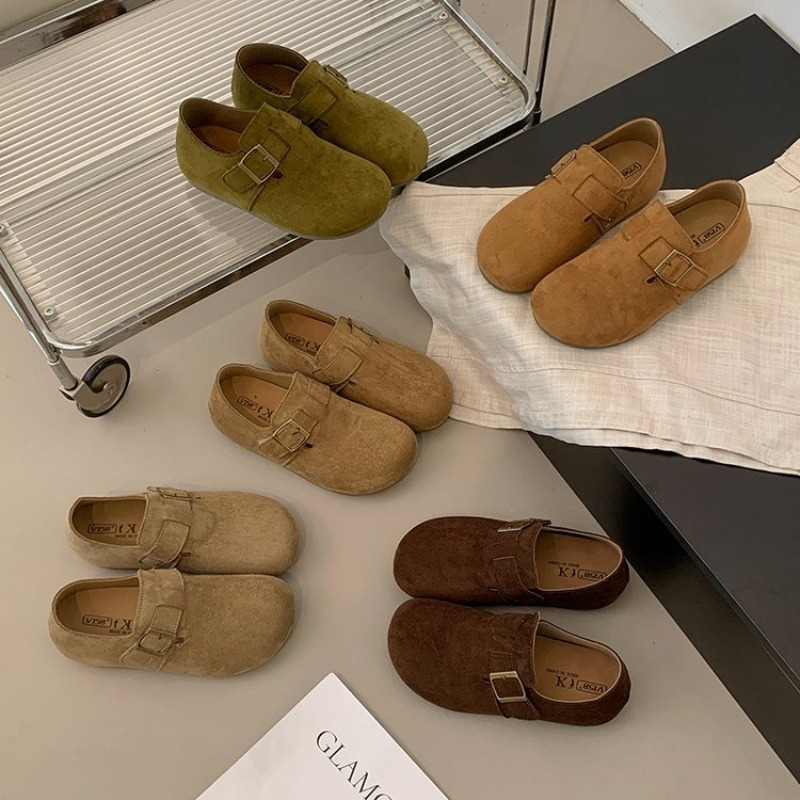 Zapatos Birken de gamuza con p - Women Shoes Loafers reseña y precio