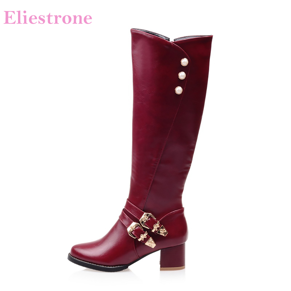 Botas de motocicleta hasta la  - Women'S Shoes Big Feet reseña y precio