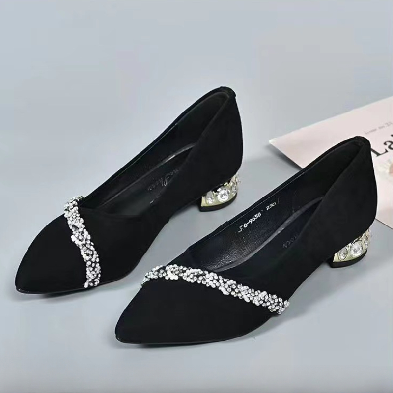 Zapatos de tacón alto con diam - Women Shoes Loafers reseña y precio
