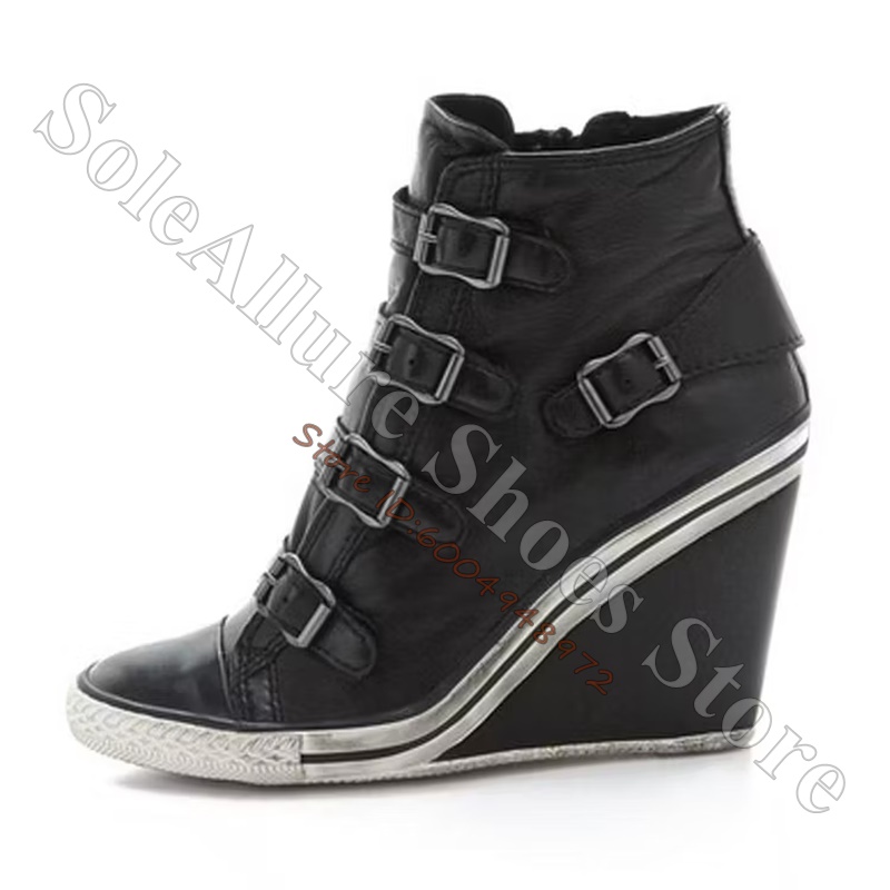 Zapatillas de cuña de caña alt - Wedge Heeled Sneaker reseña y precio